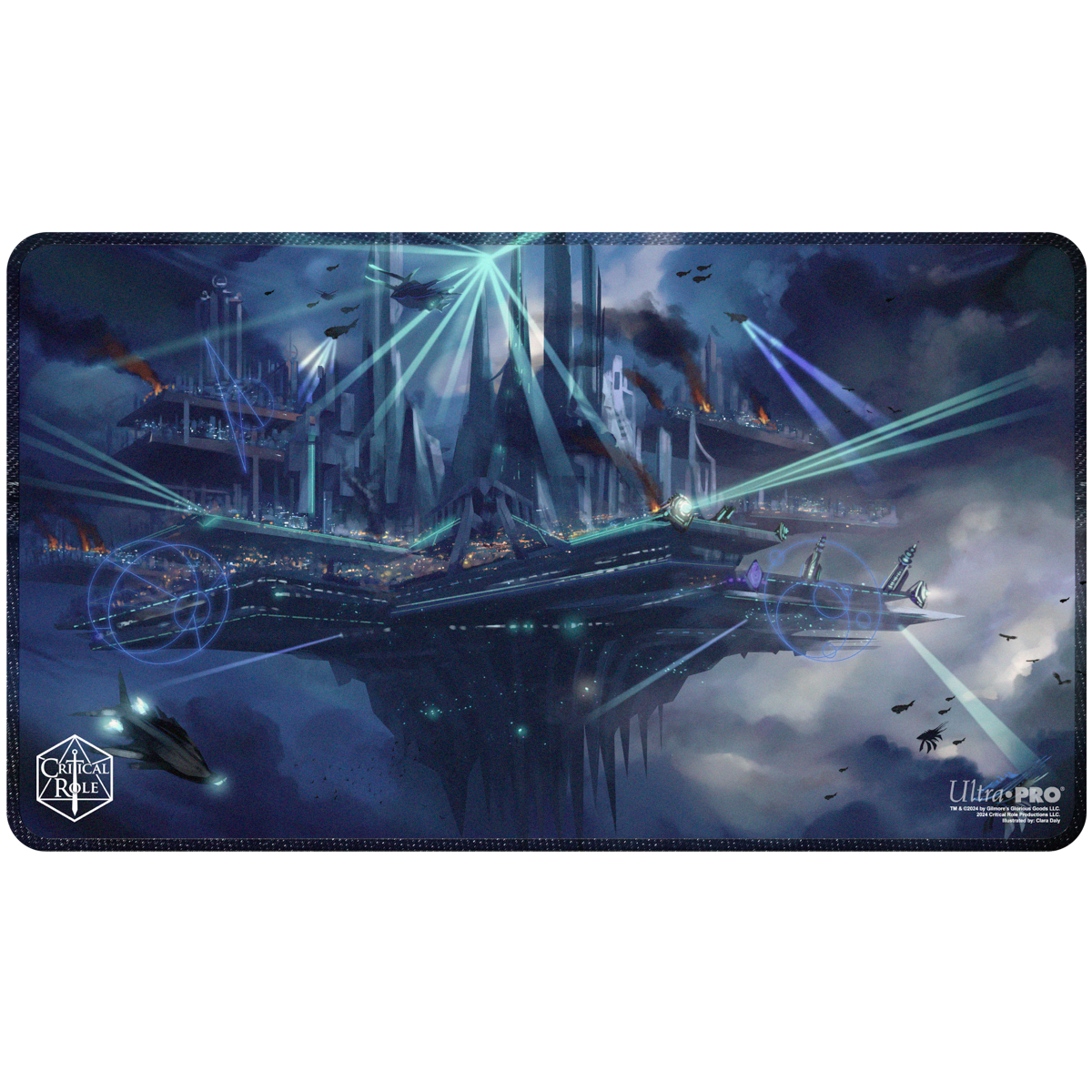 Critical Role Stitched Edge Playmat - The Flying City of Aeor