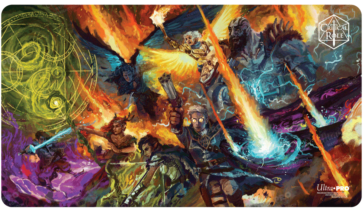 Critical Role PoD Stitched Edge Playmat - Heroes of Tal'Dorei