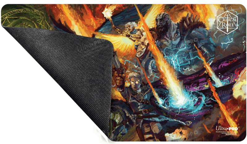 Critical Role PoD Stitched Edge Playmat - Heroes of Tal'Dorei Back