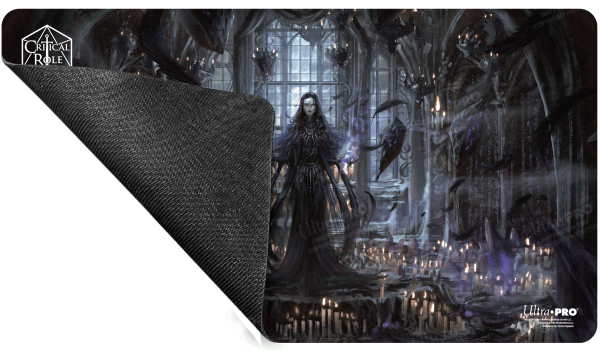 Critical Role PoD Stitched Edge Playmat - Matron of Ravens Back | Ultra PRO International