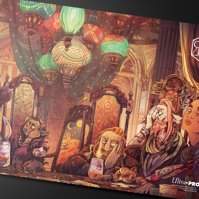 Critical Role PoD Stitched Edge Playmat - Toast to Mollymauk Art | Ultra PRO International