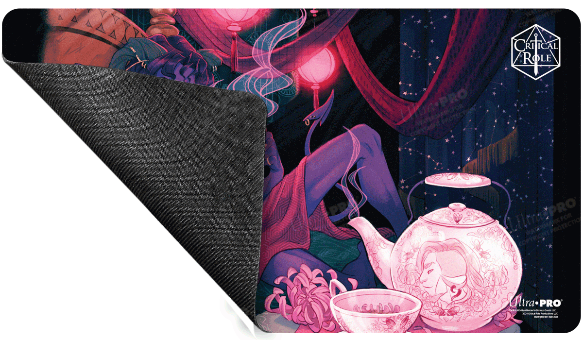 Critical Role PoD Stitched Edge Playmat - Mollymauk Back | Ultra PRO International