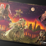 Critical Role PoD Stitched Edge Playmat - Pulp Poster Art | Ultra PRO International