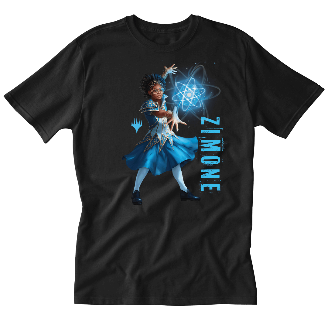 Foundations Zimone Printed Graphic Tee in Black for Magic: The