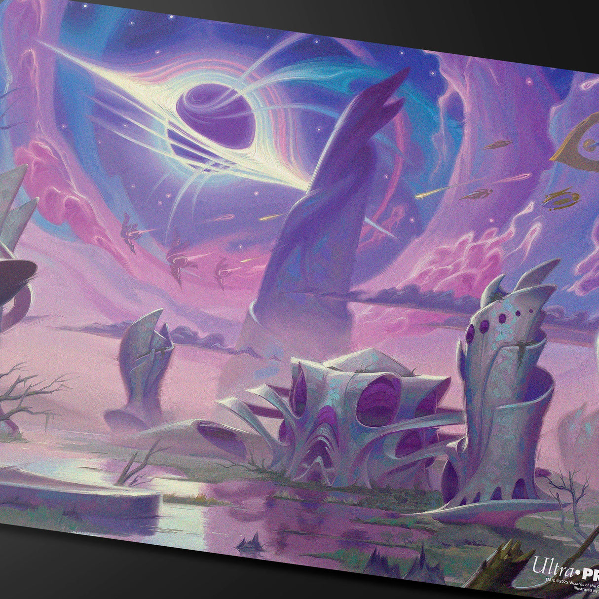 Edge of Eternities - Playmat - Godless Shrine - Rob Rey for Magic: The Gathering