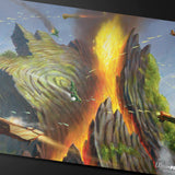 Edge of Eternities - Playmat - Stomping Ground - Bruce Brenneise - Close-up | Ultra PRO