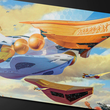 Edge of Eternities - Playmat - Lumen-Class Frigate - Zezhou Chen - Image 3 | Ultra PRO