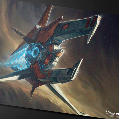 Edge of Eternities - Playmat - The Seriema - Sergey Glushakov - Close-up | Ultra PRO
