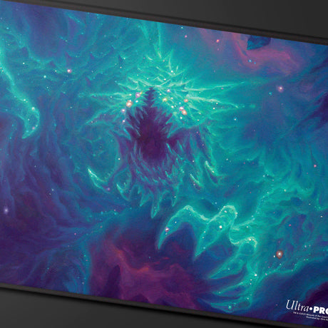 Edge of Eternities - Black Stitched Playmat - Cosmogoyf - Chris Rahn for Magic: The Gathering