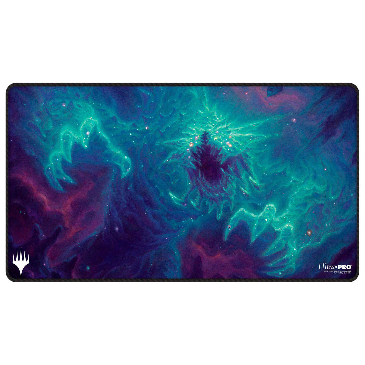 Edge of Eternities - Black Stitched Playmat - Cosmogoyf - Chris Rahn for Magic: The Gathering
