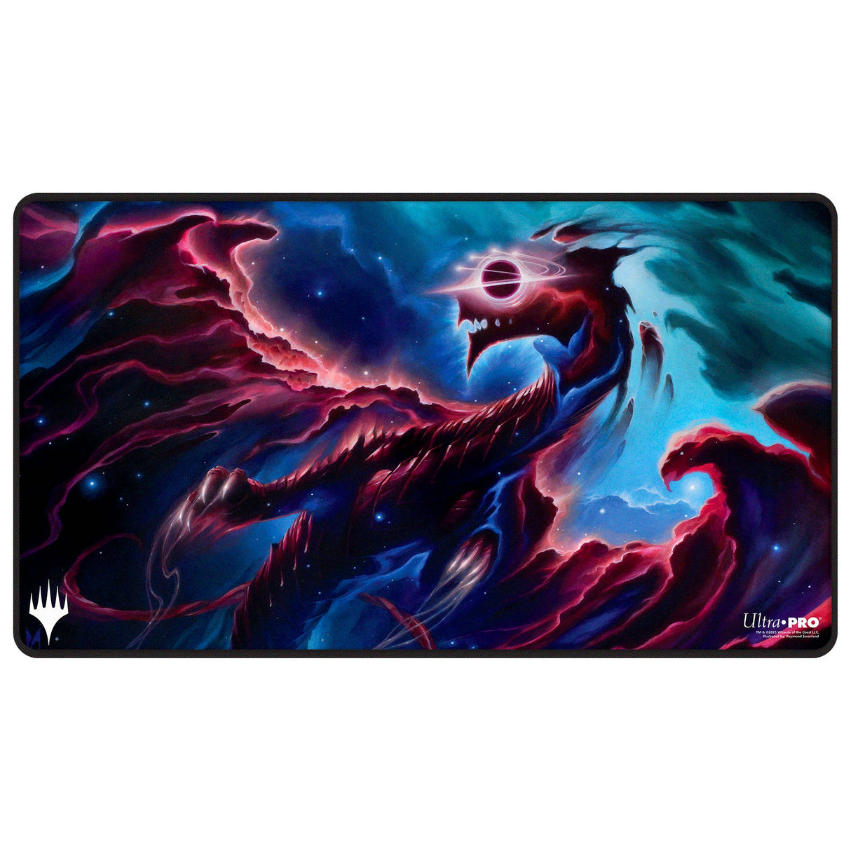 Edge of Eternities - Black Stitched Playmat - Nova Hellkite - Raymond Swanland - Front | Ultra PRO