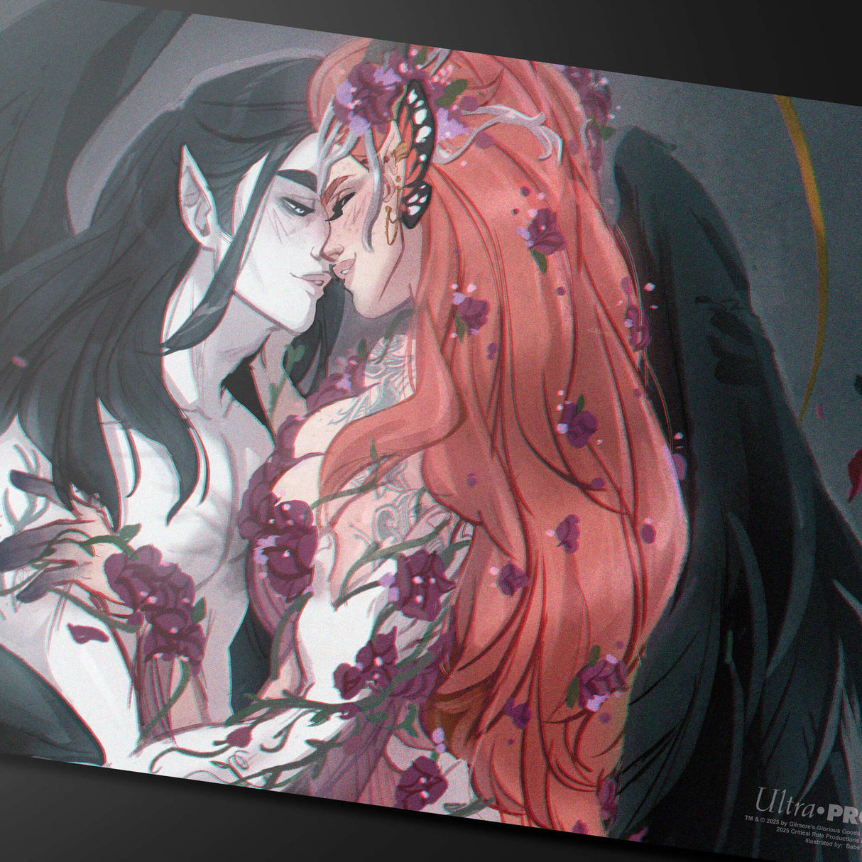 Critical Role - Vax and Keyleth Playmat Closeup | Ultra PRO International