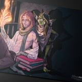 Critical Role - Caleb and Nott Playmat Closeup | Ultra PRO International