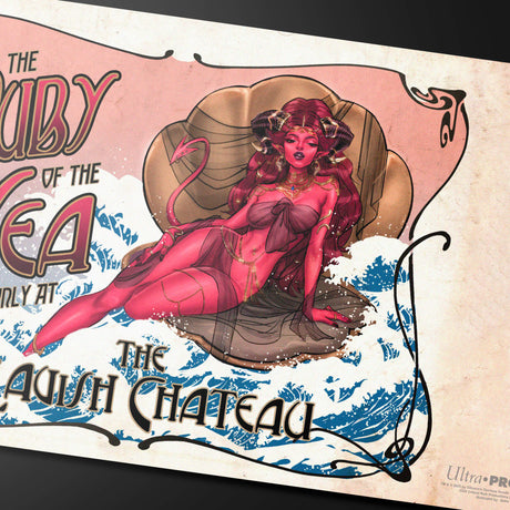 Critical Role - Ruby of the Sea Playmat Closeup | Ultra PRO International