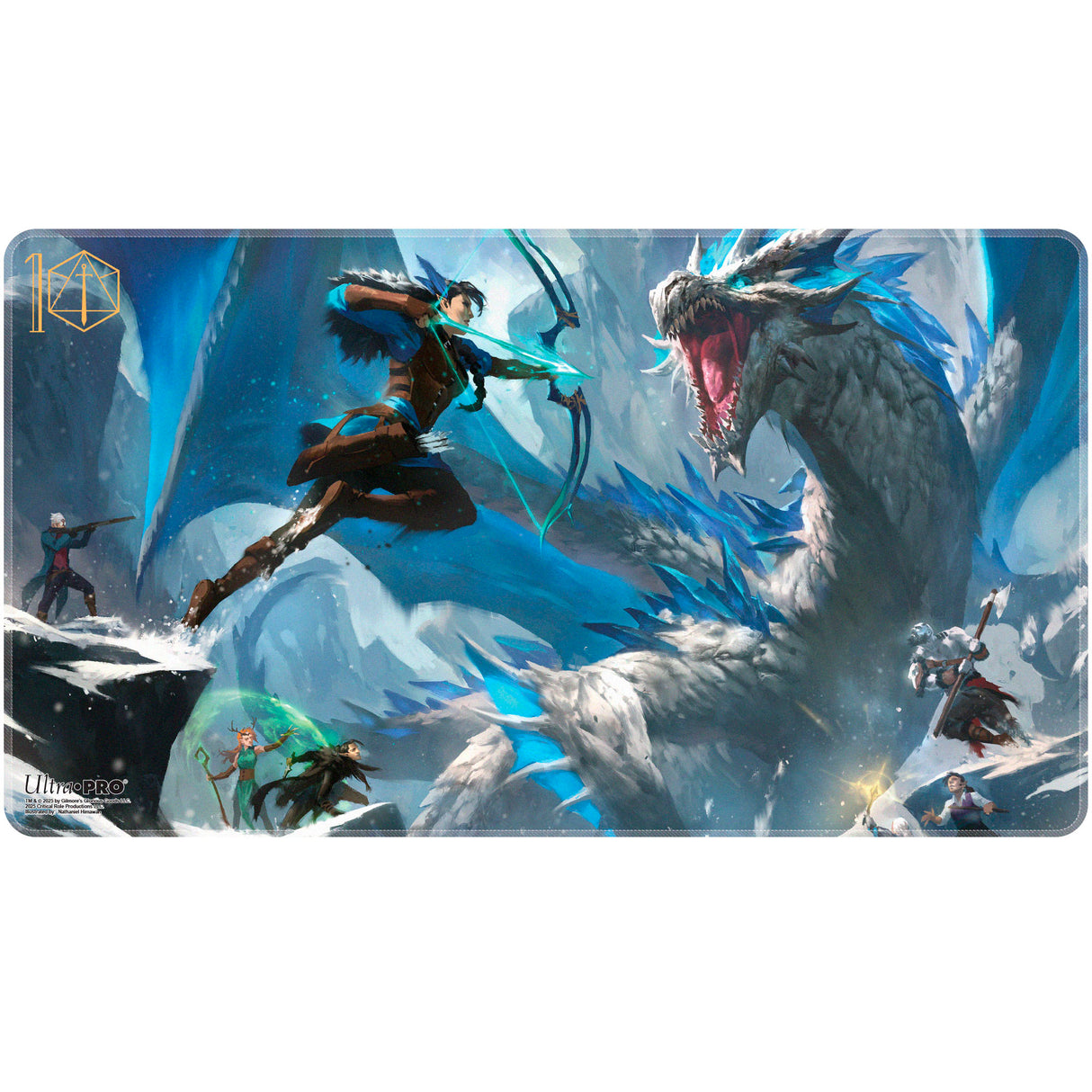 Critical Role Baddies - Vorugal Stitched Playmat for Tabletop Gaming Front | Ultra PRO International