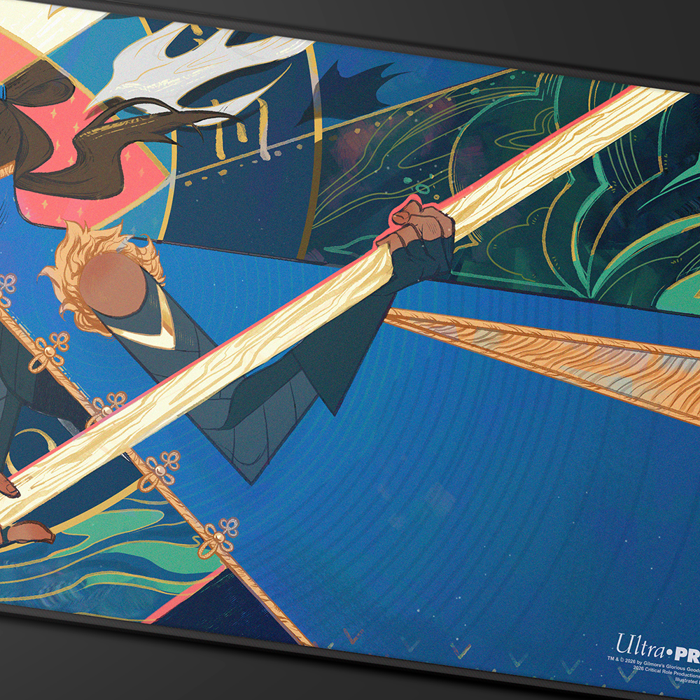 Critical Role Radiants: The Mighty Nein Beauregard Lionett Black-Stitched Playmat for Tabletop Gaming - Image 3 | Ultra PRO