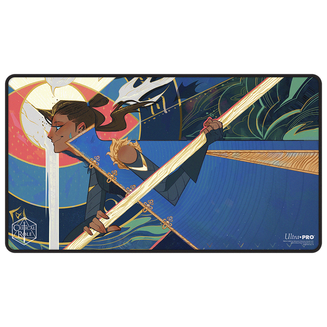 Critical Role Radiants: The Mighty Nein Beauregard Lionett Black-Stitched Playmat for Tabletop Gaming - Front | Ultra PRO