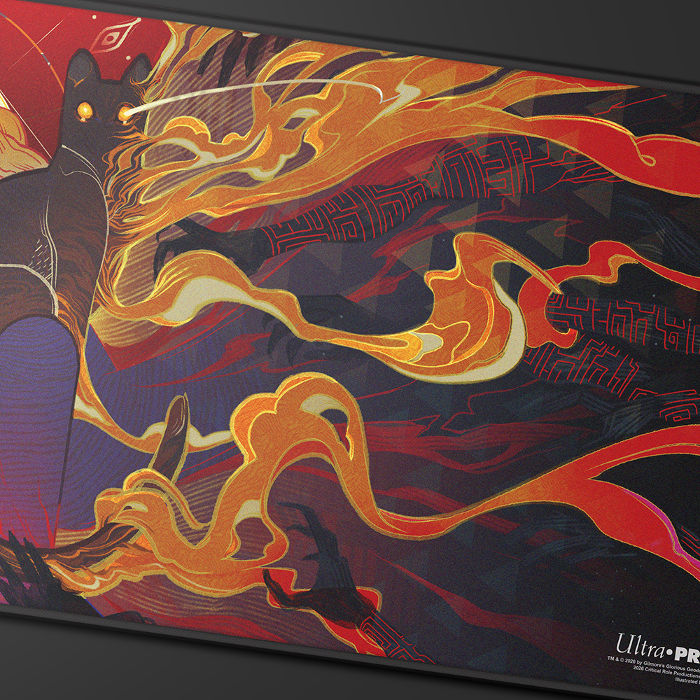 Critical Role Radiants: The Mighty Nein Caleb Widogast Black-Stitched Playmat for Tabletop Gaming - Image 3 | Ultra PRO