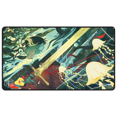 Critical Role Radiants: The Mighty Nein Fjord Stone Black-Stitched Playmat for Tabletop Gaming - Front | Ultra PRO