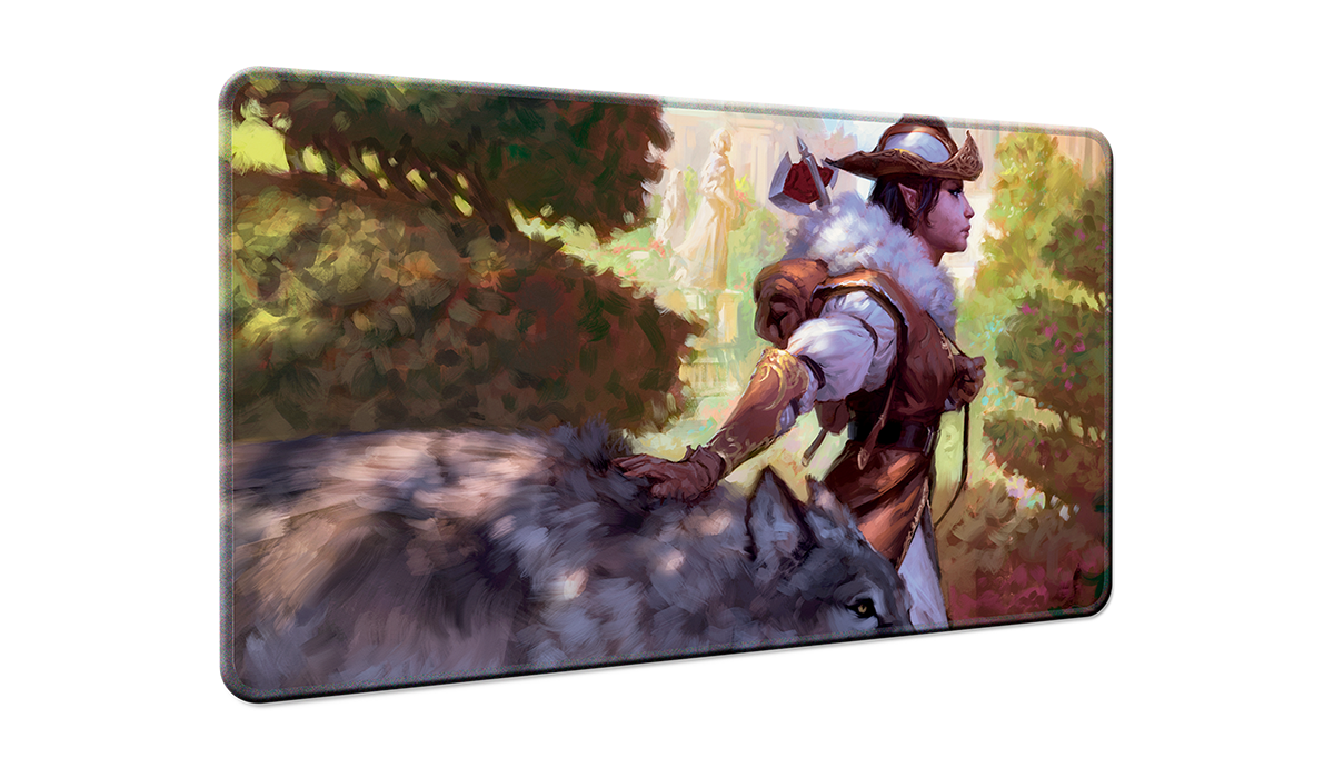 【新品】MTG 野生の心、セルヴァラ ウルトラプロ 公式 プレイマット ステッチ Commander Series #2: Allied - Selvala, Heart of the Wilds (Fan