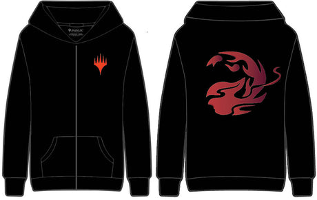 Red Stylized Mana Symbol Light Weight Hoodie for Magic: The Gathering | Ultra PRO