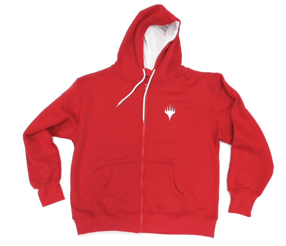 Two-Tone Red/White Custom Magic: The Gathering Hoodie