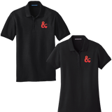 Dungeons & Dragons Embroidered Polo Shirt - Black with Red D&D Logo | Ultra PRO International