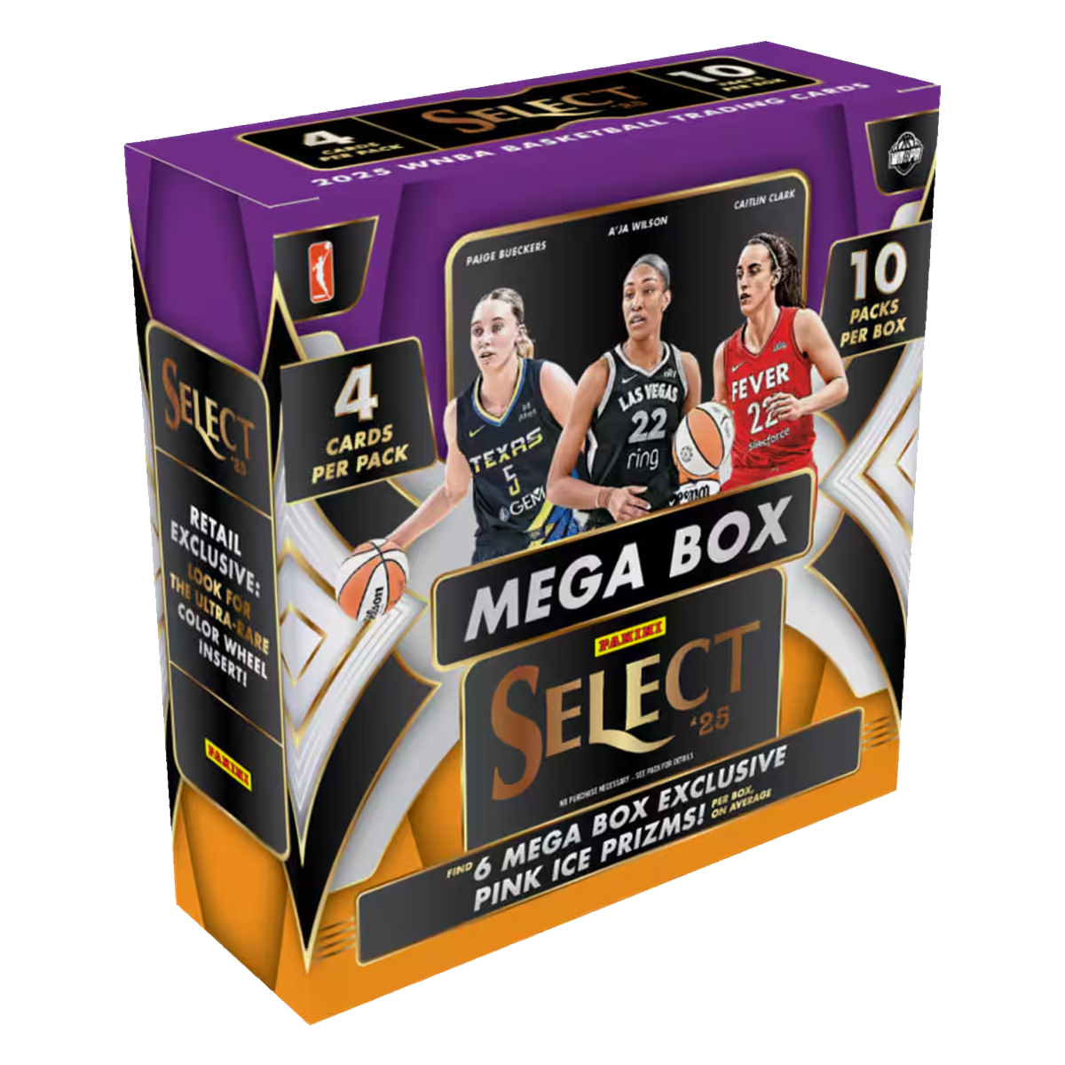 2025 Panini Select WNBA Basketball Mega Box