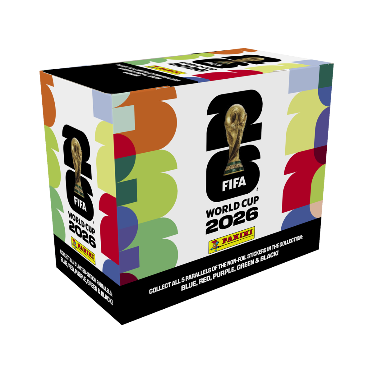 Panini 2026 FIFA World Cup Soccer 25ct Sticker Pack Box