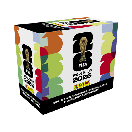 Panini 2026 FIFA World Cup Soccer 25ct Sticker Pack Box