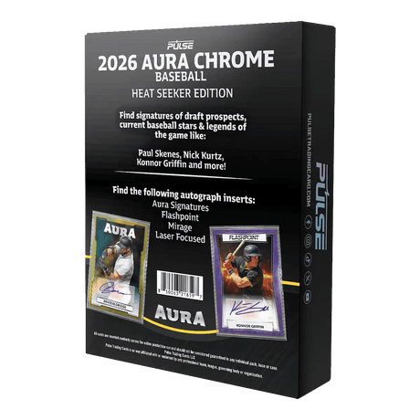 2026 Pulse Aura Chrome Baseball Heat Seeker Edition - Back | Ultra PRO