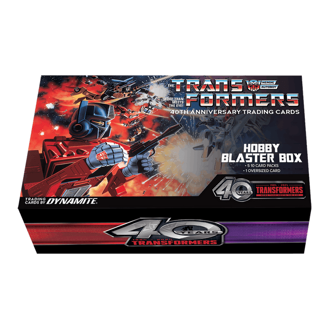 Transformers 40th Anniversary Metal Collector's Trading Card Sets - Blaster Box | Ultra PRO