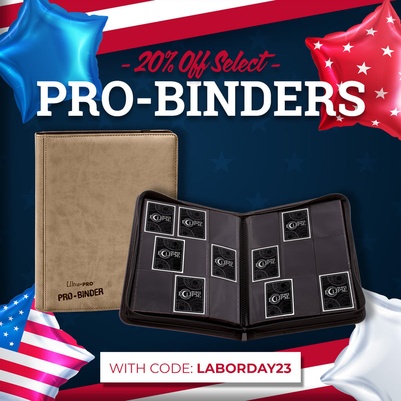 20% OFF Select PRO-Binders with code LABORDAY23