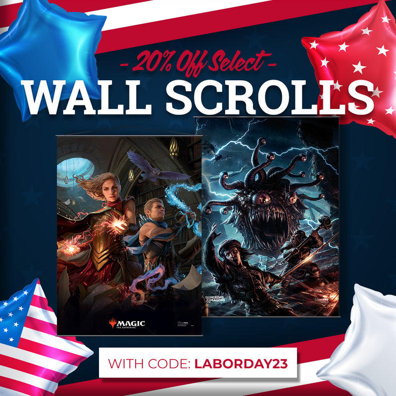 20% OFF Select Wall Scrolls with Code LABORDAY23