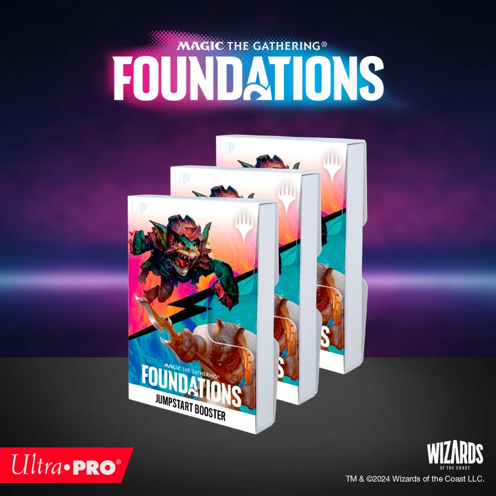 Foundations 15+ Card Box 3-Pack for Magic: The Gathering – Ultra