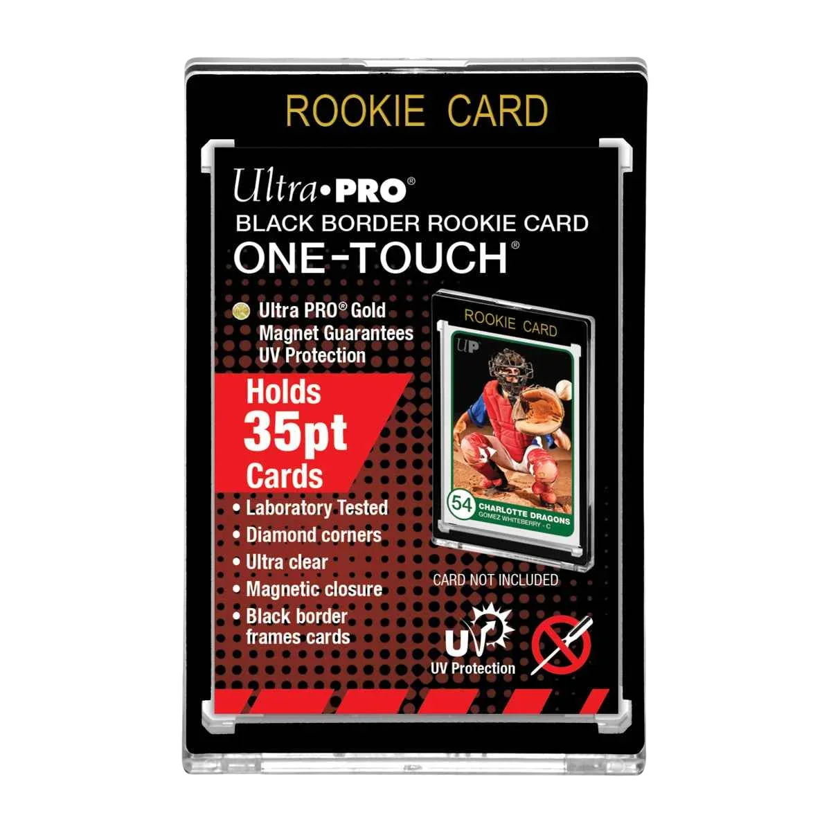 35PT ROOKIE Black Border UV ONE-TOUCH® Magnetic Holder