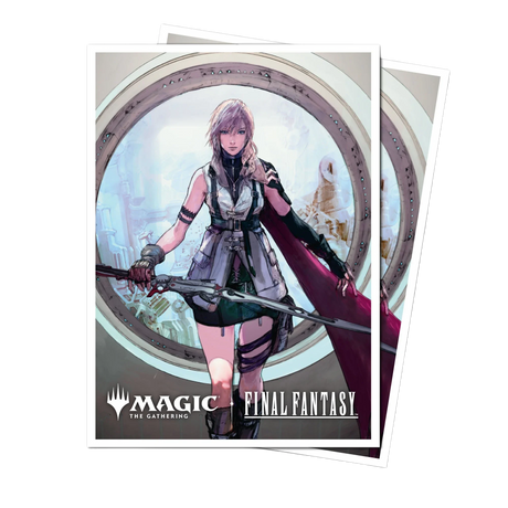 MAGIC: THE GATHERING®—FINAL FANTASY™ Lightning, Army of One 105ct APEX® DECK PROTECTOR® Sleeves for Magic: The Gathering Loose