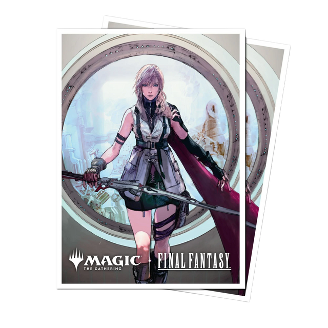 MAGIC: THE GATHERING®—FINAL FANTASY™ Lightning, Army of One 105ct APEX® DECK PROTECTOR® Sleeves for Magic: The Gathering Loose