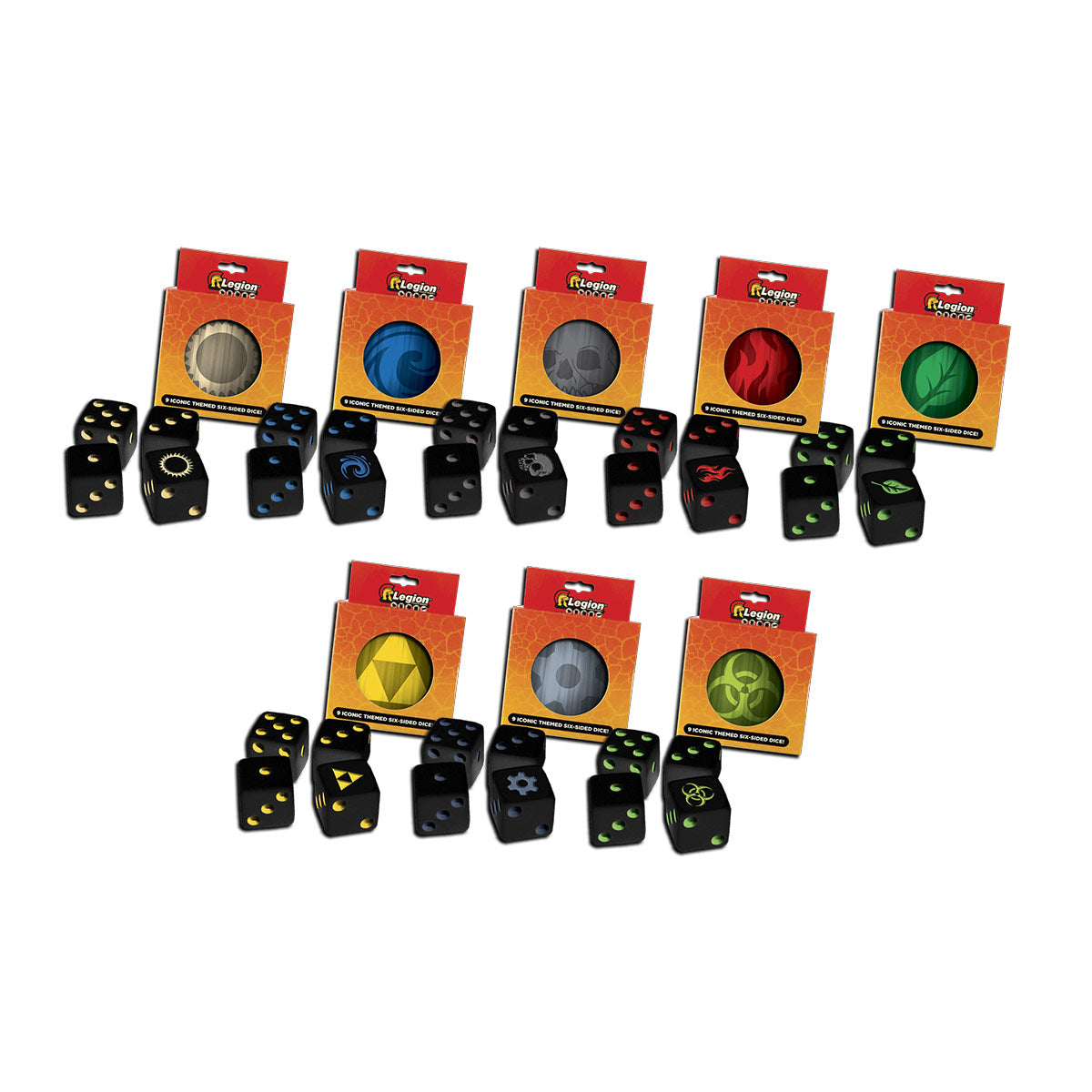 Iconic D6 Mix Dice Tin – Ultra PRO International