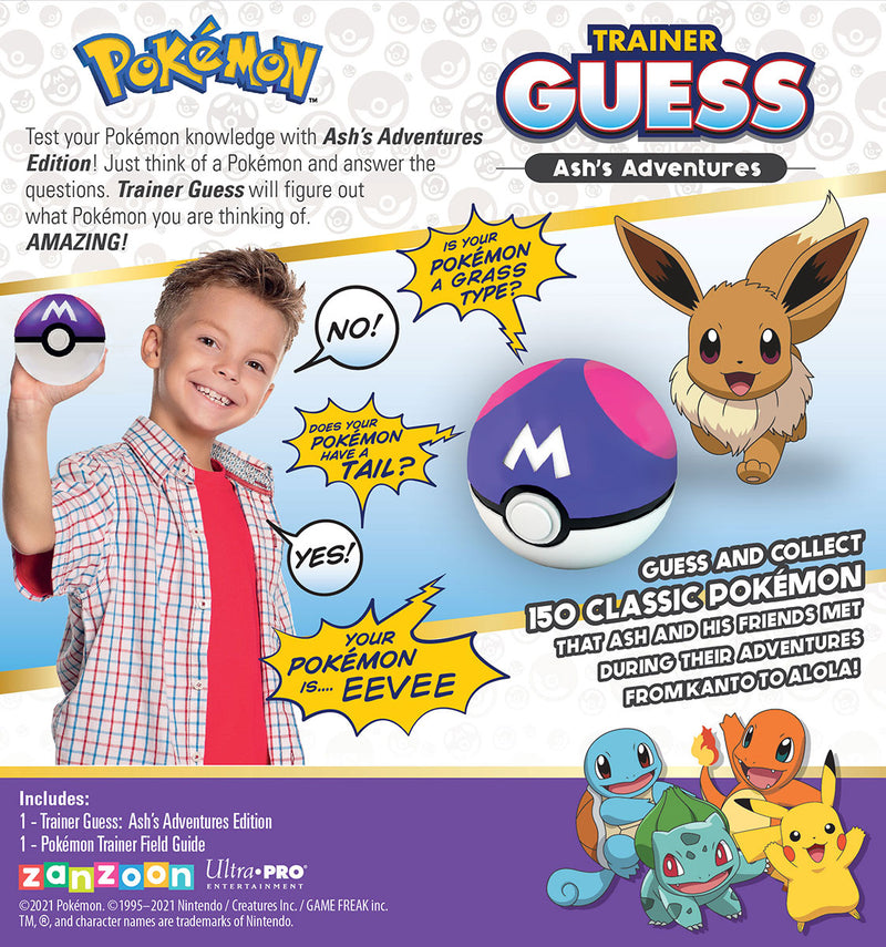 Pokémon Trainer Guess Ash's Adventures: An Electronic Game for Ages 6 and up | Ultra PRO Entertainment