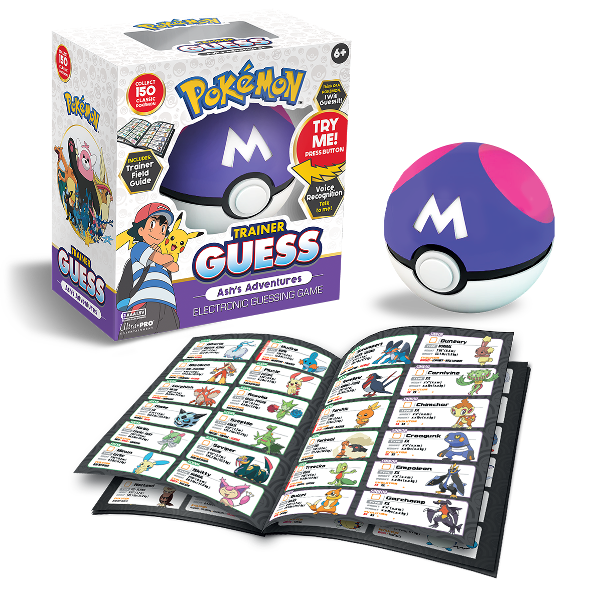 Pokémon Trainer Guess Ash's Adventures: An Electronic Game for Ages 6 and up | Ultra PRO Entertainment