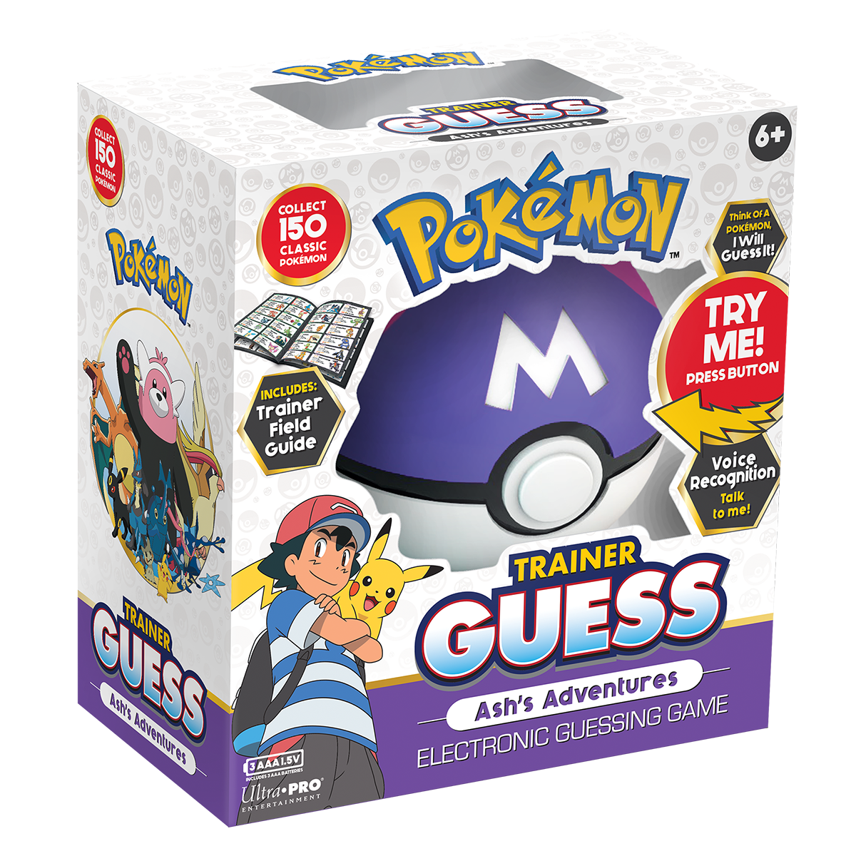 Pokémon Trainer Guess Ash's Adventures: An Electronic Game for Ages 6 and up | Ultra PRO Entertainment