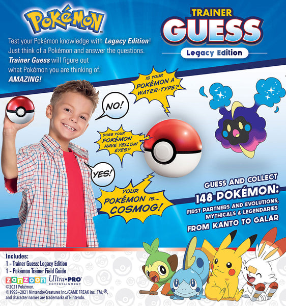  Ultra Pro Pokémon Trainer Mission Toy, The Pokémon Guessing  Game, Play with Friends and Family and See Who Can Catch The Most Pokémon  and Be The Very Best : Toys 