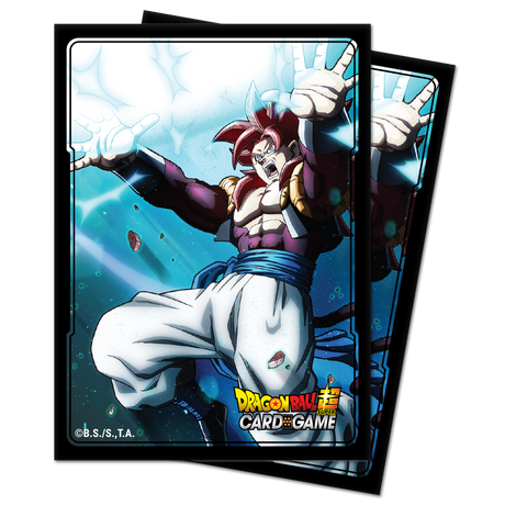 SS4 Gogeta Standard Deck Protector Sleeves (100ct) for Dragon Ball Super | Ultra PRO International