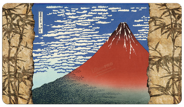 Fine Art Red Fuji Standard Gaming Playmat by Hokusai | Ultra PRO International