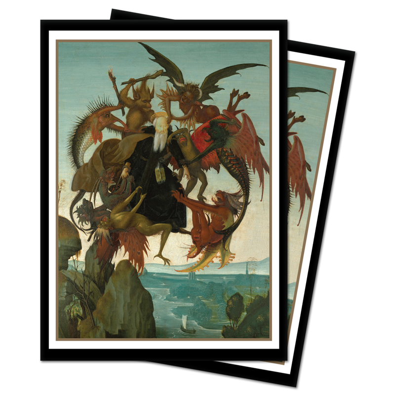 Fine Art The Torment of Saint Anthony Standard Deck Protector Sleeves (100ct) by Michelangelo | Ultra PRO International