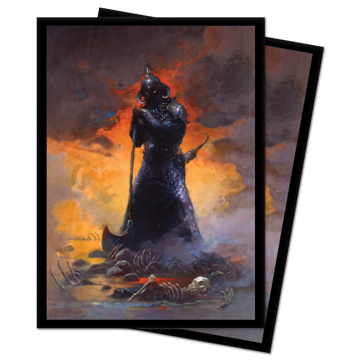 Death Dealer III Standard Deck Protector Sleeves (100ct) by Frank Frazetta | Ultra PRO International