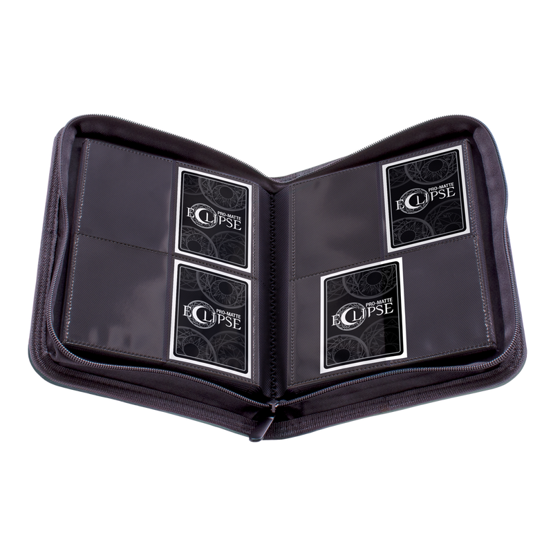 Suede Collection Premium 4-Pocket Zippered PRO-Binder | Ultra PRO International