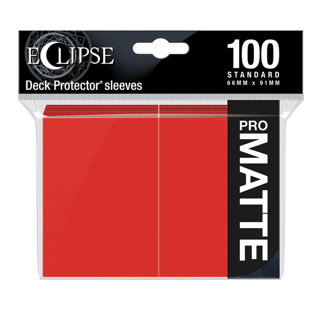 Protège-cartes de jeu Ultra PRO Eclipse rouges au format standard