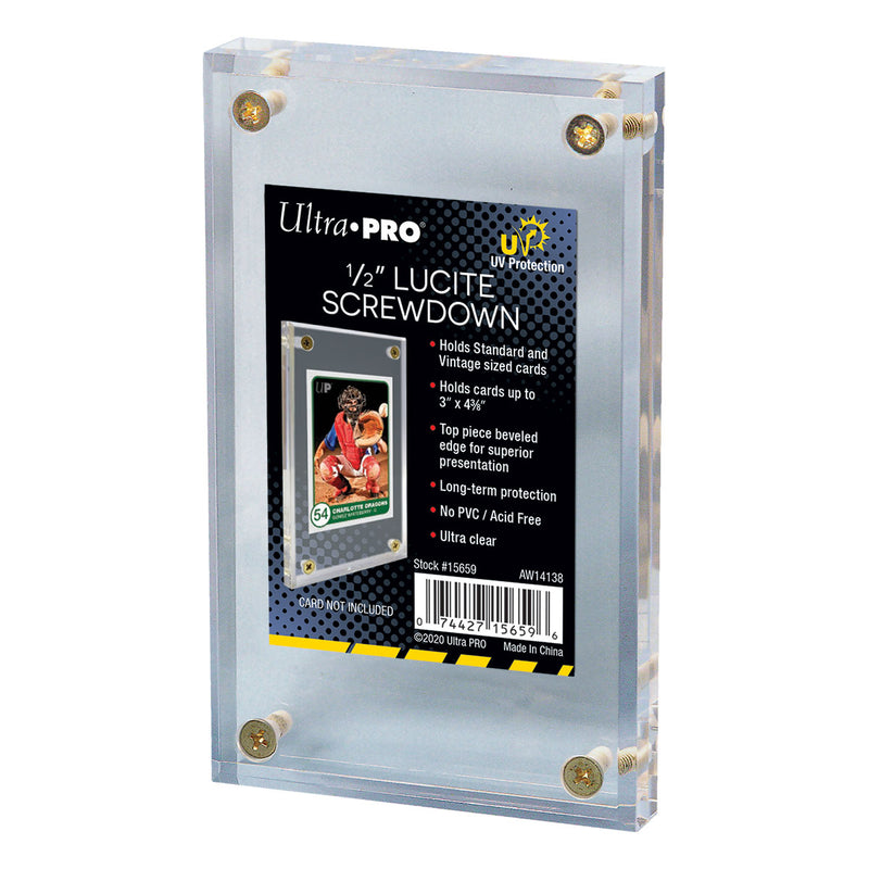 Lucite UV 1/2" Screwdown | Ultra PRO International